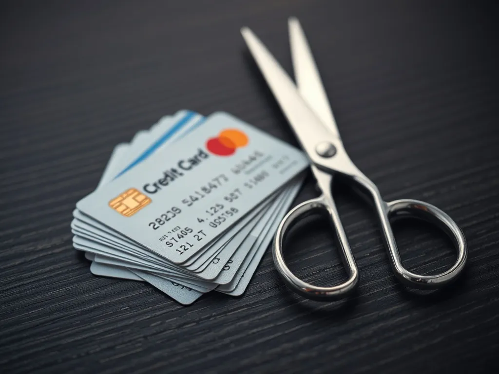 A minimalist close-up of a pair of metal scissors next to a